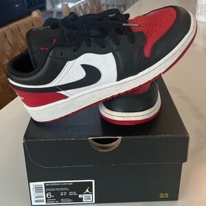 Nike Air Jordan’s 1 Low Rise - Big Kids Size 6